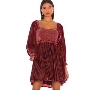 Free People Velvet Dress